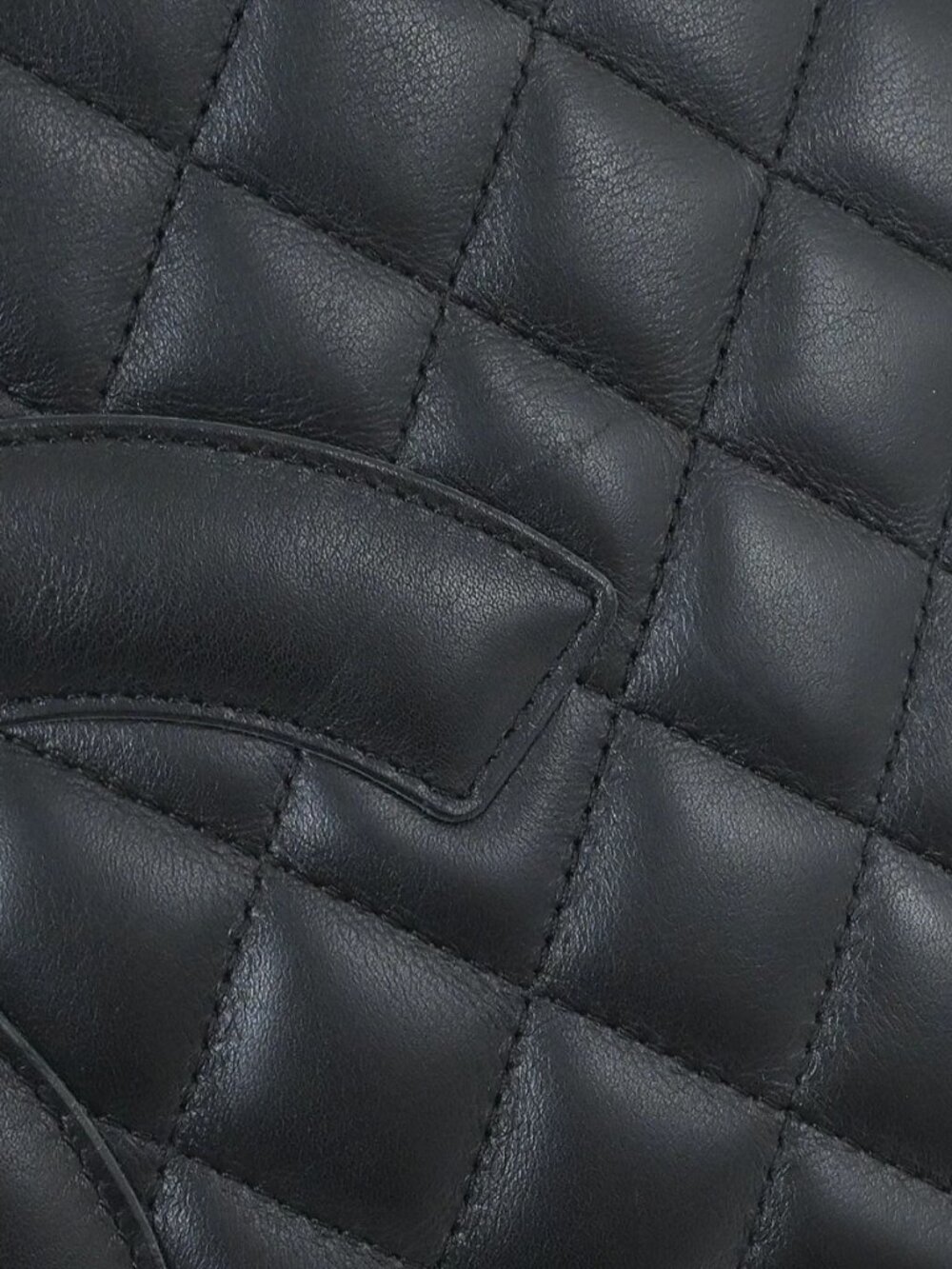 Chanel Black Calfskin Cambon Ligne Tote Handbag 187168 - Picture 12 of 14